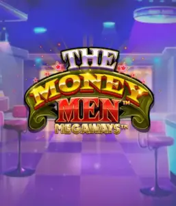 Dive into the thrilling world of The Money Men Megaways slot by Pragmatic Play, showcasing a vibrant logo with sparkling stars on a lavish casino setting. This image portrays the energy and allure of high-stakes gambling with its eye-catching ambiance and design. Ideal for slot game lovers looking for a taste of Vegas. 