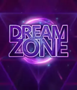 Immerse yourself in the captivating universe of Dream Zone slot by ELK Studios, showcasing a dynamic purple and blue cosmic backdrop with the bold logo illuminated brightly. This image captures a surreal atmosphere, perfect for those enchanted by otherworldly themes, offering a unique gaming experience.